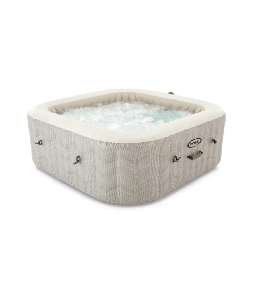 Intex Piscine|Piscina idromassaggio gonfiabile "chevon jet and bubble deluxe" cm 196x71 6 posti - cod. 28472ex