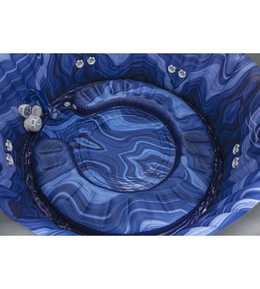 Piscine-Bestway Piscina idromassaggio gonfiabile "lay-z-spa santorini hydrojet pro" per 5-7 persone