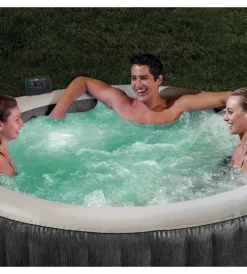 Sale Piscina idromassaggio gonfiabile "pure spa greywood deluxe" 196x71cm 4 posti c/pompa - cod. 28440ex Piscine