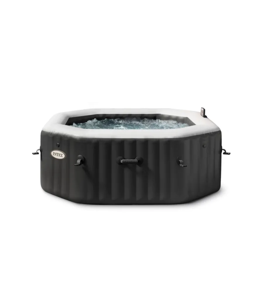 Piscine-Intex Piscina idromassaggio gonfiabile ottagonale "pure spa bubble e jet massage deluxe" ottagonale - cod. 28458