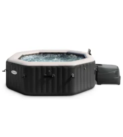 Hot Piscina idromassaggio gonfiabile "pure spa jet bubble deluxe" nero 6 persone 211x211x71 cm - cod. 28462 Piscine