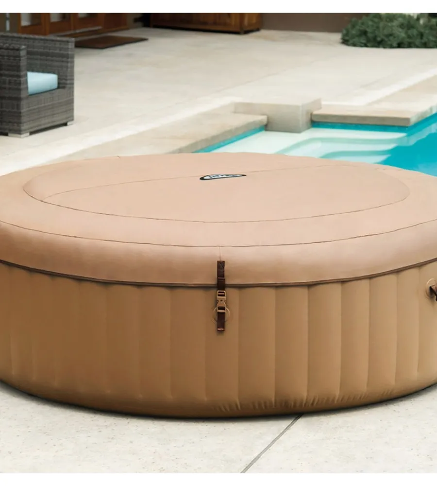 Intex Piscine|Piscina idromassaggio gonfiabile "pure spa bubble massage" 216x71cm 6 posti con pompa - cod. 28428ex