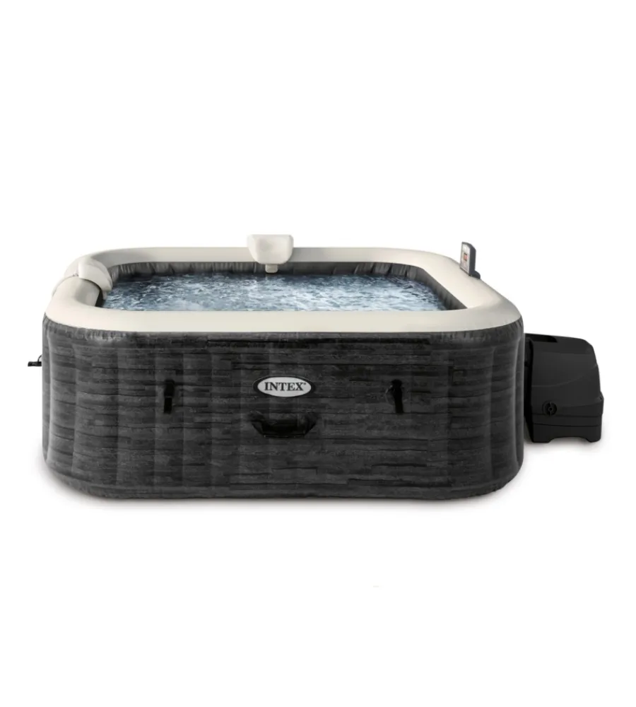 Piscine-Intex Piscina idromassaggio gonfiabile "bubble massage set greystone deluxe" 6 posti - cod. 28452ex