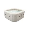Piscine|Piscina idromassaggio gonfiabile intex "chevron deluxe" marrone effetto rigato 4 posti 175x175x71 cm - cod. 28446np