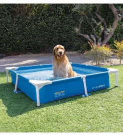 Clearance Piscina quadrata per cani blu 152x152x30 cm - cod. 48402np Piscine
