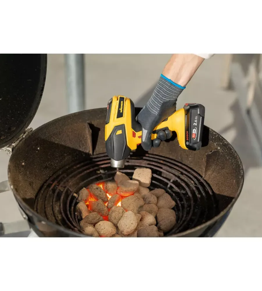 Pistola termica a batteria "furno 550" 18 v - solo corpo macchina Pistole Per Verniciatura