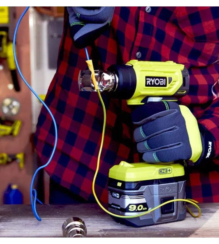 Ryobi Pistole Termiche|Pistola termica termosoffiatore a batteria "r18hg-0" 18v, solo corpo macchina