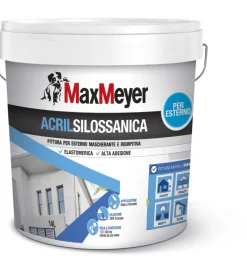 Outlet Pittura acrilsilossanica per esterno bianco 14 litri - Pitture Murali