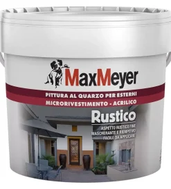 Pitture Murali-Max Meyer Pittura al quarzo rustico max mayer "quarzo bianco" bianco 2,5 lt
