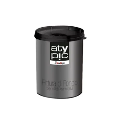 Tintometria- Pittura di fondo effetto decorativo max meyer colore bianco calibrato, 1 litro