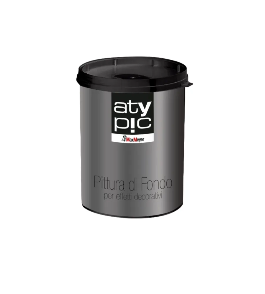 Tintometria- Pittura di fondo effetto decorativo max meyer colore bianco calibrato, 1 litro