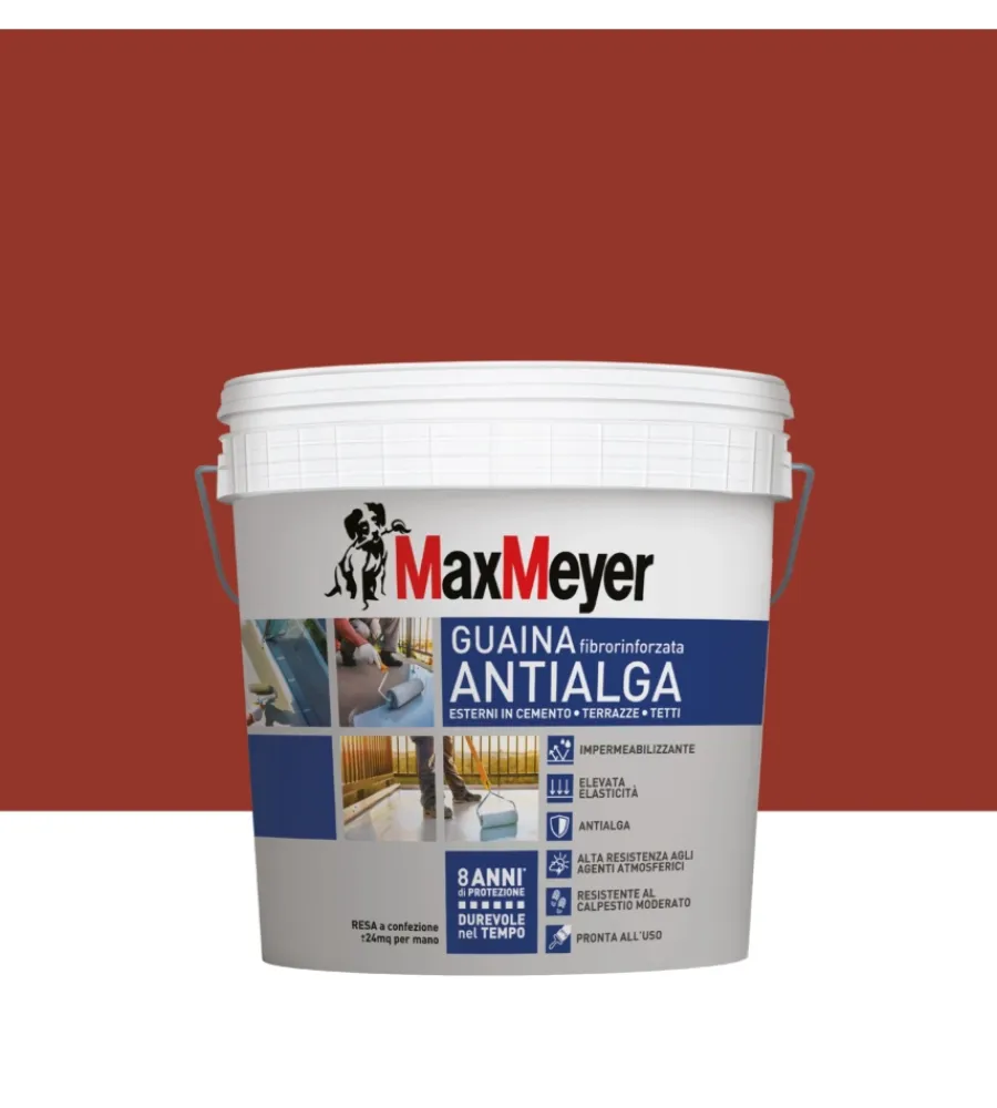 Hot Pittura guaina antialga plus rosso 4 lt Antimuffa