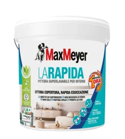 Max Meyer Pitture Murali|Pittura murale superlavabile "la rapida" bianco 14 lt