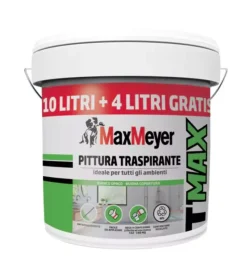 Pitture Murali-Max Meyer Pittura murale traspirante "t-max" bianco 14 lt