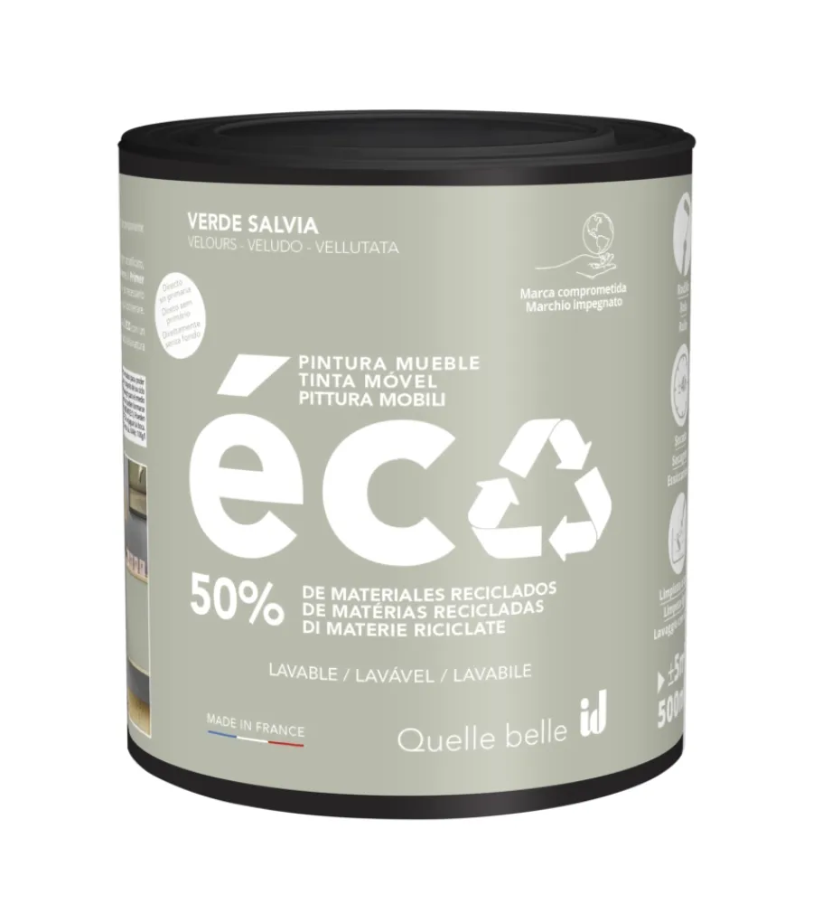 Initiatives Decoration Restauro Legno E Mobili|Pittura per restauro legno mobili "eco mobili" verde salvia 500 ml