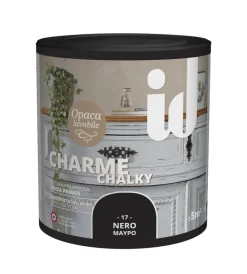 Online Pittura polverosa opaca per restauro mobili "charme" nero 500 ml Pitture Decorative