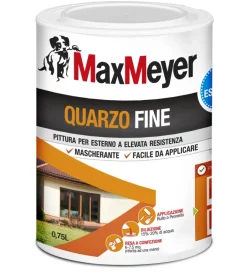 Pitture Murali-MaxMeyer Pittura quarzo fine  bianco lt 0,75
