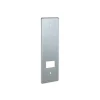 Ferramenta Per Mobili E Infissi- Placca acciaio inox interasse 185 mm.