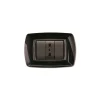 Serie Civili|Placca life 3 posti nero.