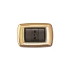 Serie Civili- Placca life 3 posti oro.