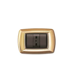 Serie Civili- Placca life 3 posti oro.
