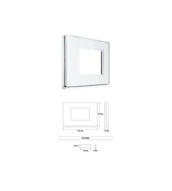 Serie Civili- Placca luminosa beghelli 