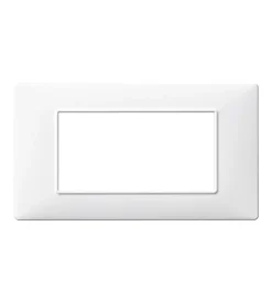 Serie Civili- Placca 4m bianco plana - vimar.