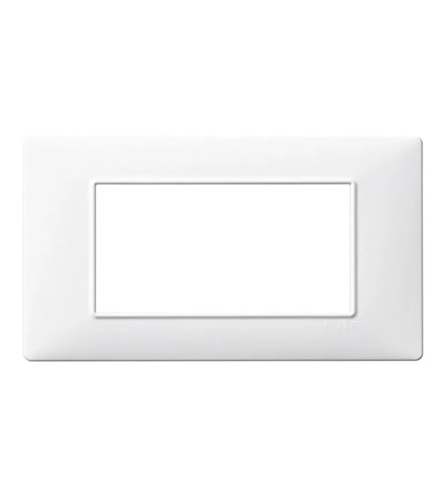 Serie Civili- Placca 4m bianco plana - vimar.