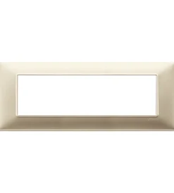 Serie Civili|Placca 7m champagne opaco - vimar