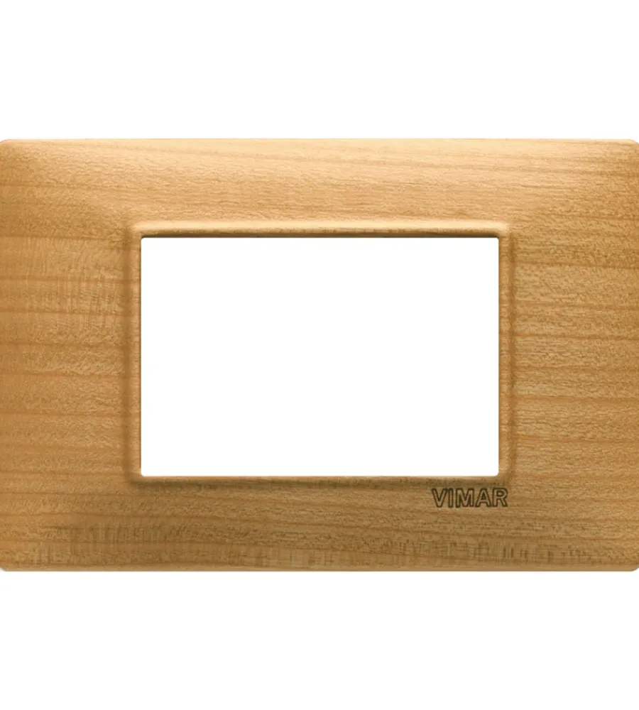 Serie Civili|Placca 3m color ciliegio