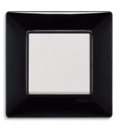 Online Placca 2m nero plana - vimar. Serie Civili