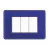 Serie Civili- Placca 3p colors cobalto matix am4803cbu - bticino.