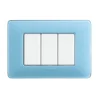 Serie Civili|Placca 3p colors turchese matix am4803car - bticino