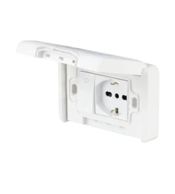 Serie Civili|Placca premontata con interruttore poly pool 10/16 a