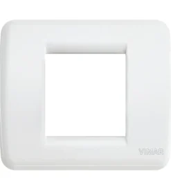 Serie Civili- Placca rondò 1-2m bianco brillante - vimar