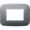 Sale Placca round 3m reflex grigio fumè arké - vimar Serie Civili