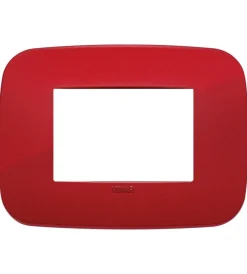 Serie Civili- Placca round 3m rosso - vimar