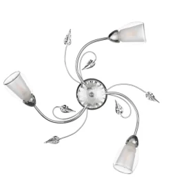 Illuminazione Per Interno-Onli Plafoniera 3 luci "liliana" cromo e14