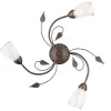 Illuminazione Per Interno-Onli Plafoniera 3 luci "liliana" bronzo e14