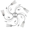Onli Illuminazione Per Interno|Plafoniera 5 luci "liliana" cromo e14