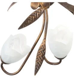 Illuminazione Per Interno-Onli Plafoniera 4 luci "sonia" bronzo e14