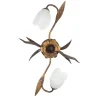 New Plafoniera 2 luci "sonia" bronzo e14 Illuminazione Per Interno