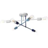 Illuminazione Per Interno-Onli Plafoniera 6 luci "stecche" blu e27