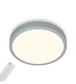 Outlet Plafoniera a led runa - led cct argento - d. 38 cm Illuminazione Per Interno