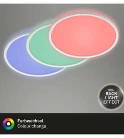 Hot Plafoniera a led slim- led rgb bianco - d. 42 cm Illuminazione Per Interno