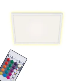 Illuminazione Per Interno- Plafoniera a led slim- led rgb bianco - 42x42 cm