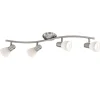 Discount Plafoniera ad arco "dakar 1" con 4 faretti mobili, e14 Illuminazione Per Interno