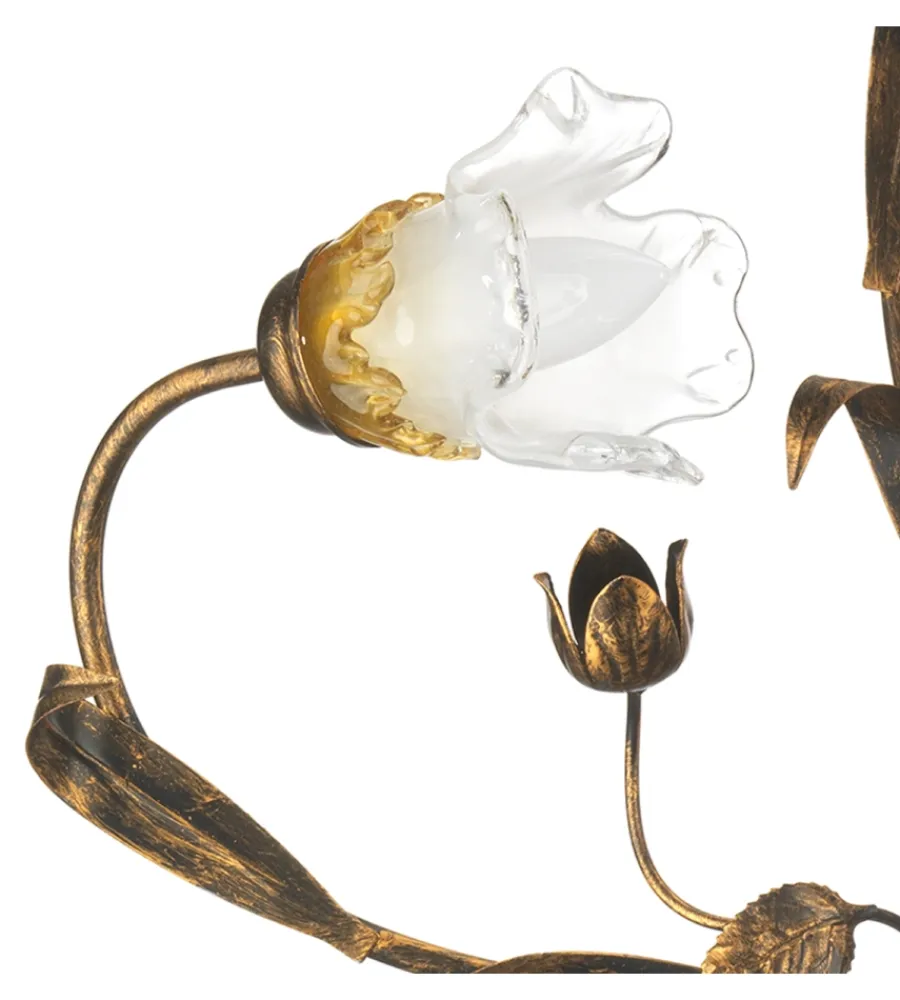 Illuminazione Per Interno-Onli Plafoniera "arianna" 5 luci bronzo, e14