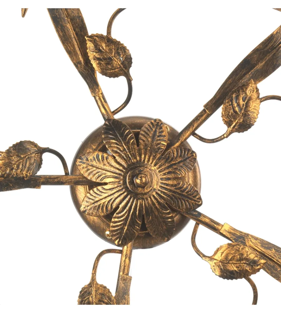 Illuminazione Per Interno-Onli Plafoniera "arianna" 5 luci bronzo, e14