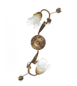 Onli Illuminazione Per Interno|Plafoniera "arianna" due luci color bronzo, e14